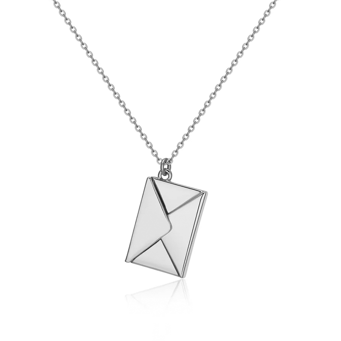 Custom Envelope Letter Necklace