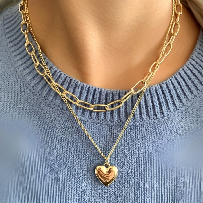 Vintage Layer Chain Necklace