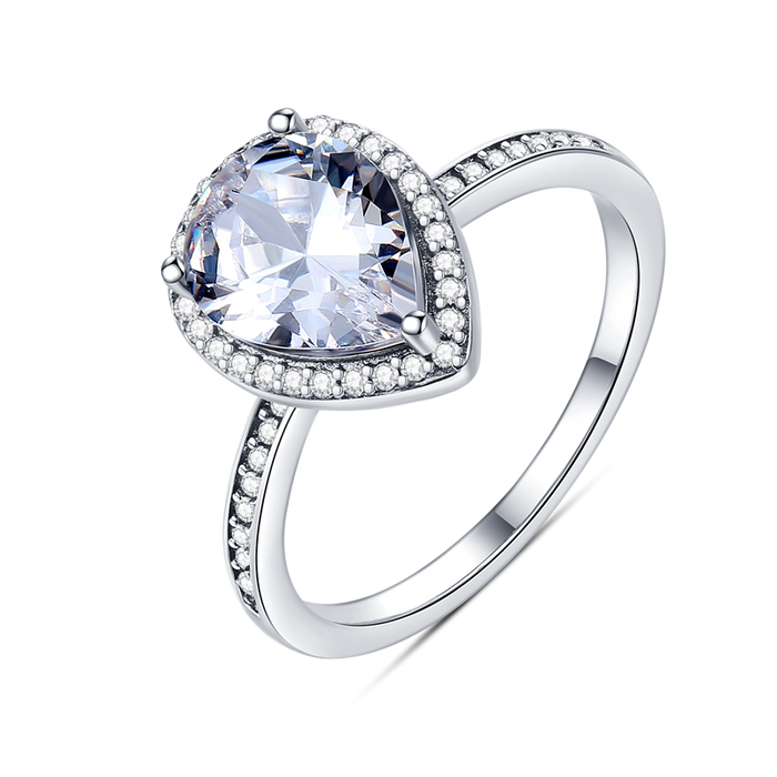 Zircon Wedding Rings