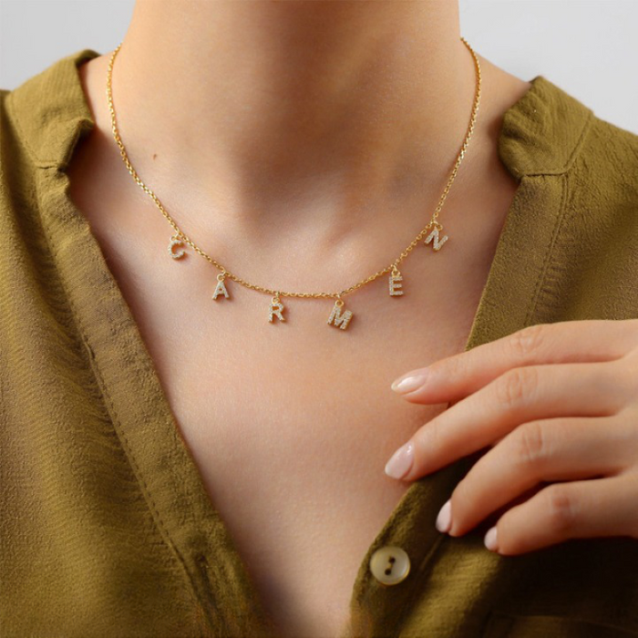 Personalized Letter Name Necklace