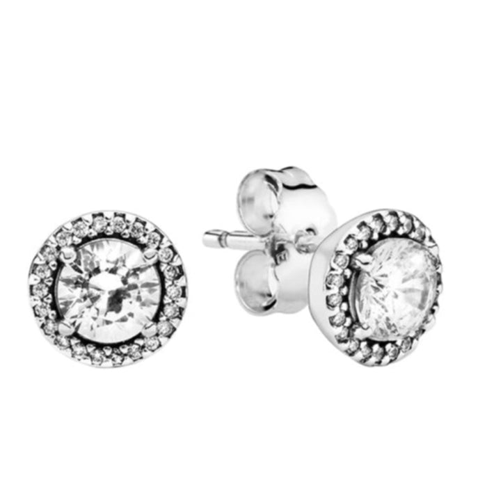 Sterling Silver Sparkling Charms Jewelry Earring
