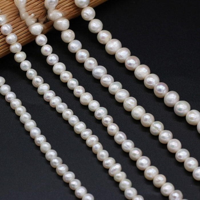 Natural Freshwater Pearl High Quality Round Beads For Women Jewelry