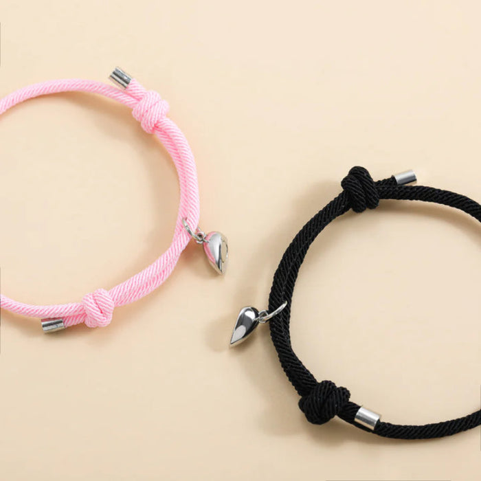 Heart Link Couple's Bracelets
