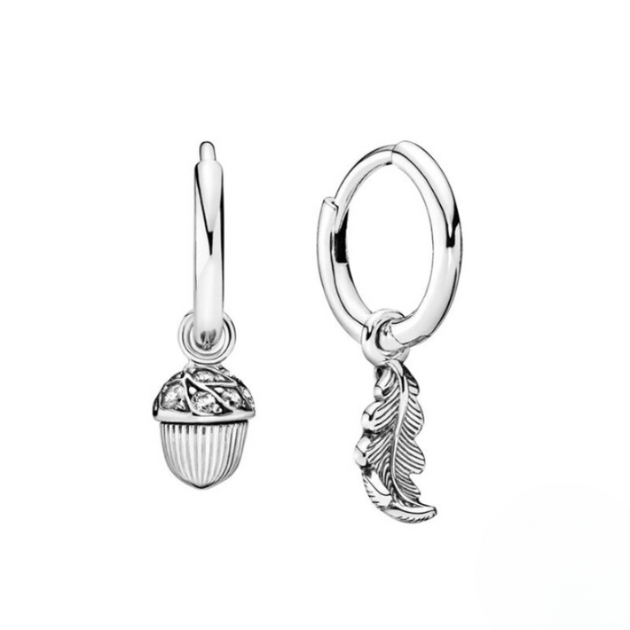 Sterling Silver DIY Charms Jewelry Earring