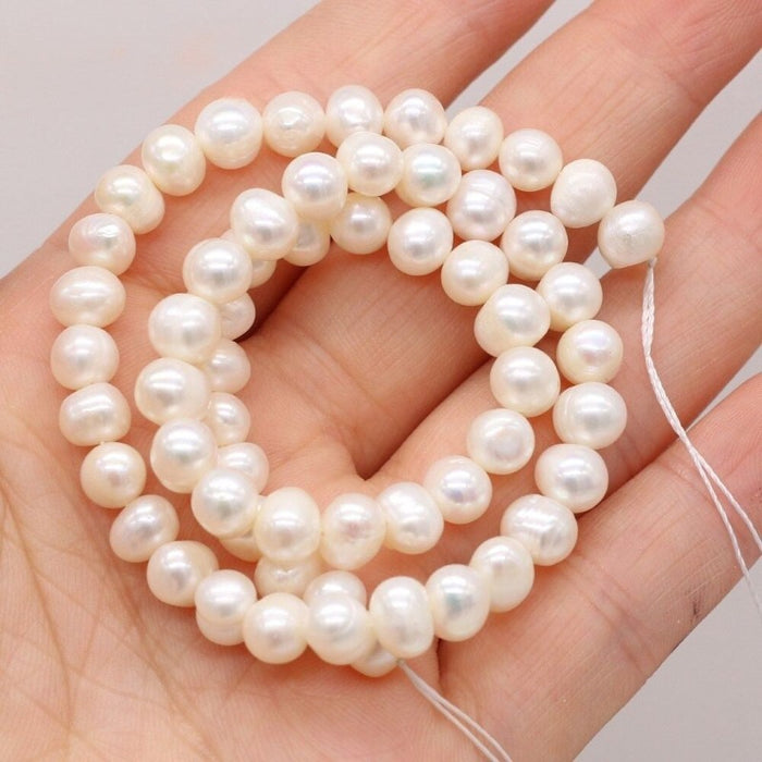 Natural Freshwater Pearl High Quality Round Beads For Women Jewelry