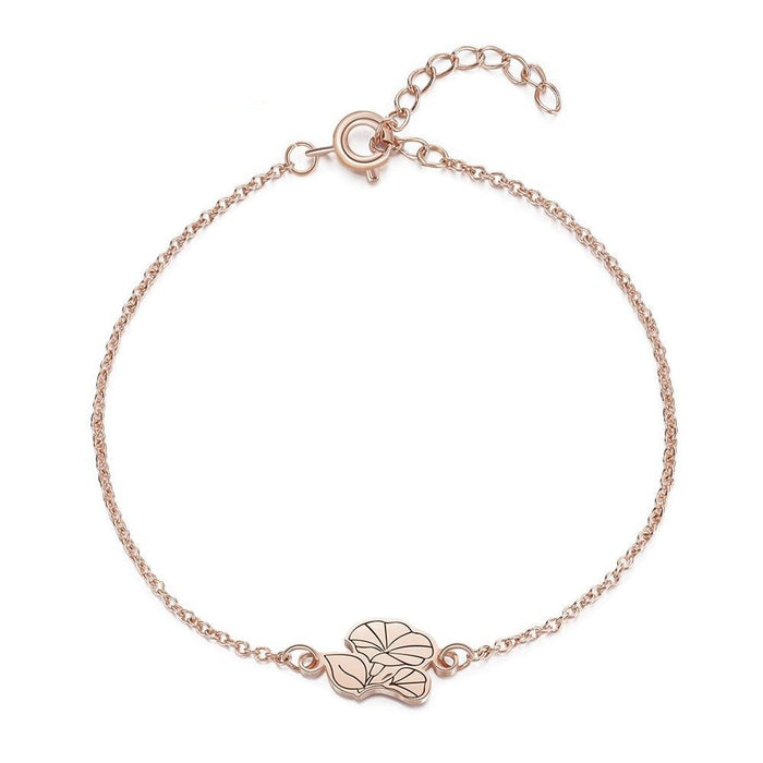 Birth Month Flower Bracelets Women Personalized Birthday Family Bracelet Wedding Jewelry