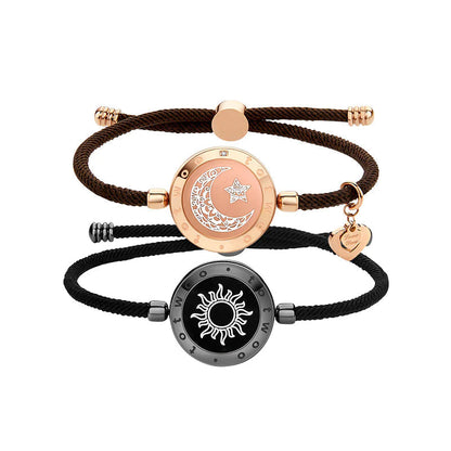Set Of Two Sun And Moon Smart Bracelets