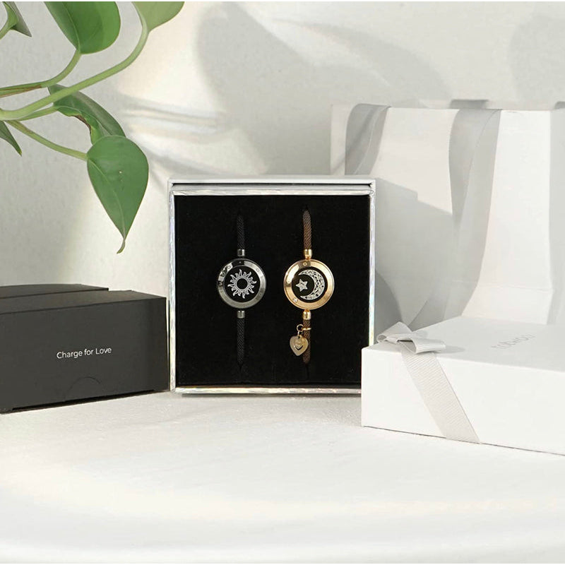 Set Of Two Sun And Moon Smart Bracelets