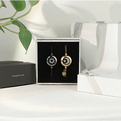Set Of Two Sun And Moon Smart Bracelets