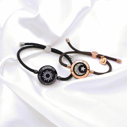 Set Of Two Sun And Moon Smart Bracelets