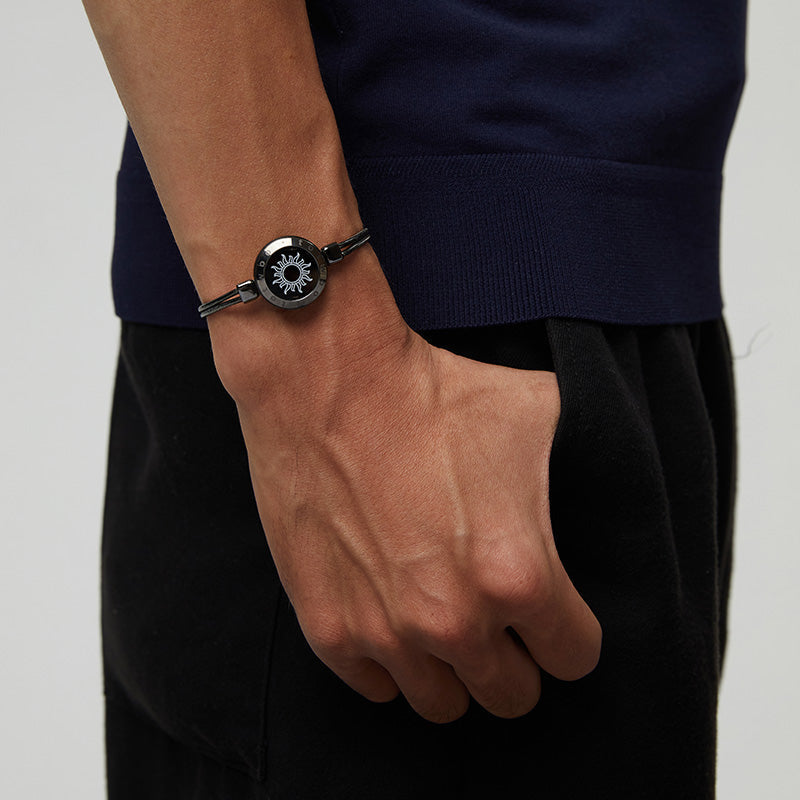 Set Of Two Sun And Moon Smart Bracelets