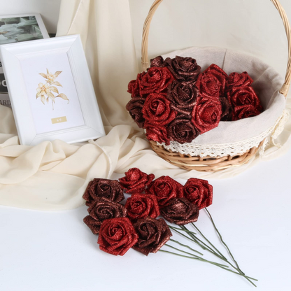 Glitter Rose Bunch For Prom