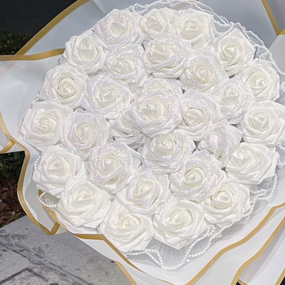 Glitter Rose Bunch For Prom