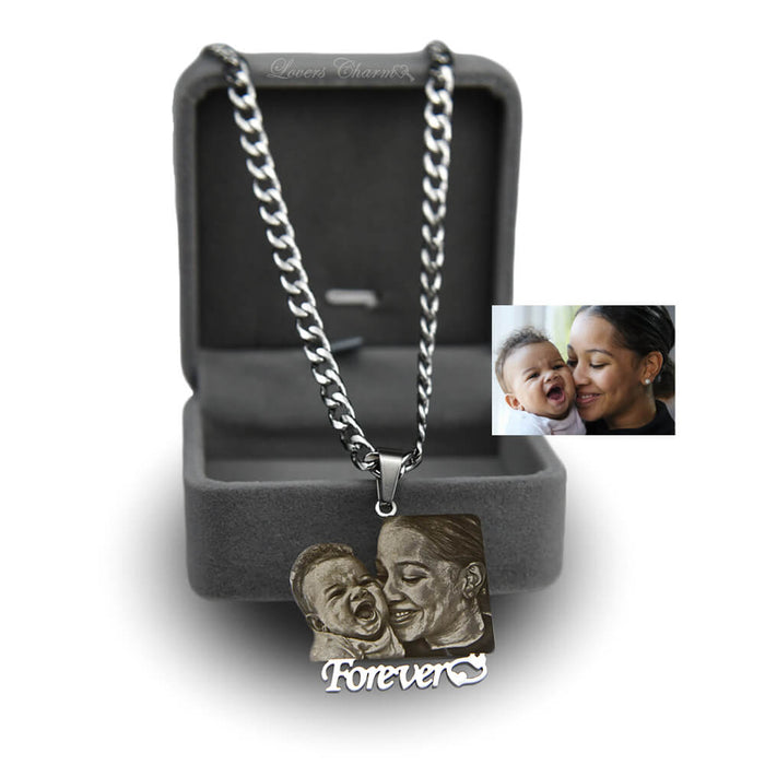 Charm Custom Engraved Necklace