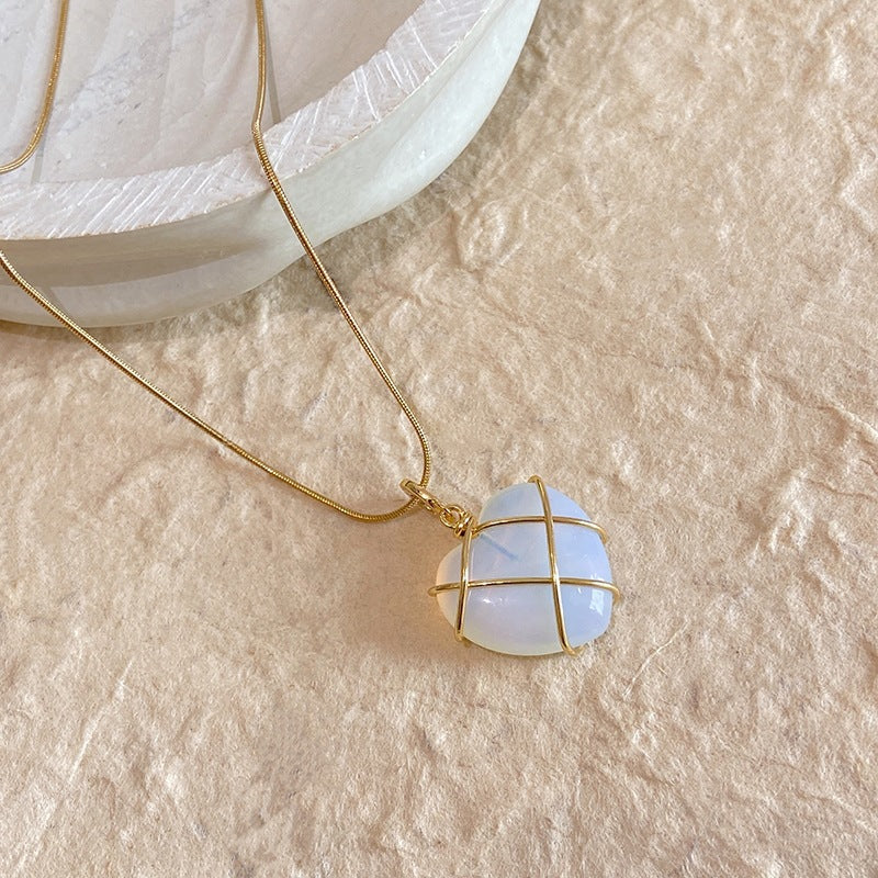 Celestial Moonstone Pendant Necklace