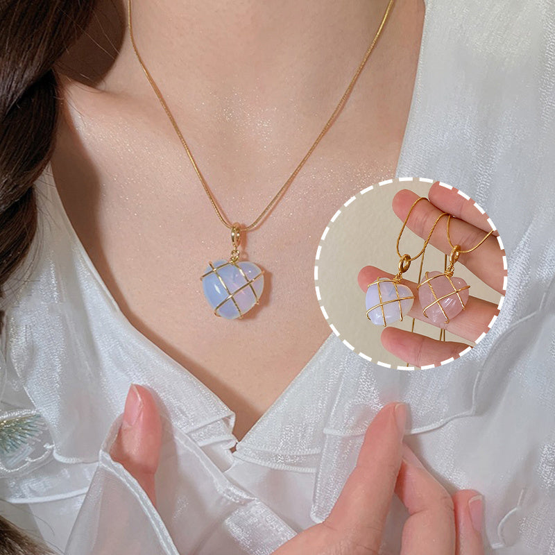 Celestial Moonstone Pendant Necklace