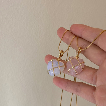 Celestial Moonstone Pendant Necklace