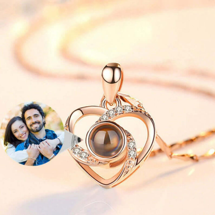 Personalized Photo Projection Necklace