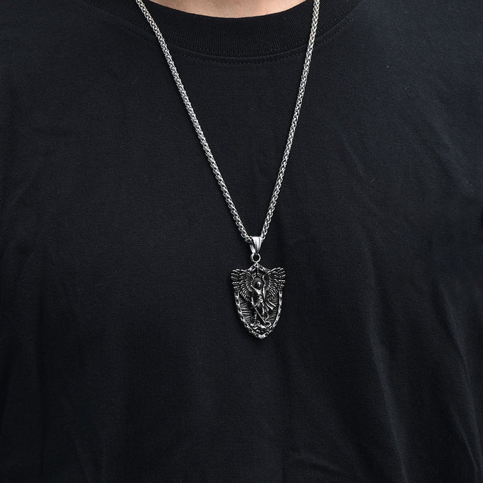 Shield Pendant Necklace