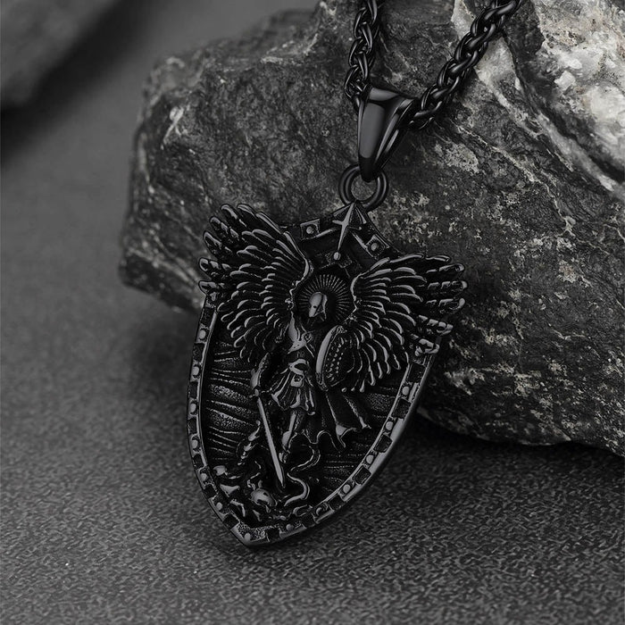 Shield Pendant Necklace