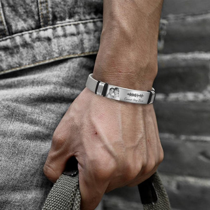 Customized Stainless Steel Bracelet