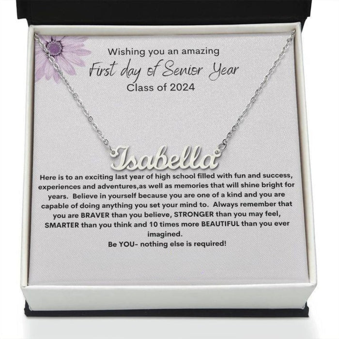 Personalized Text Printed Necklace