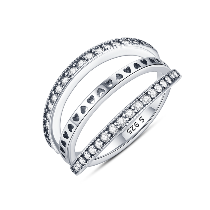 Zircon Wedding Rings