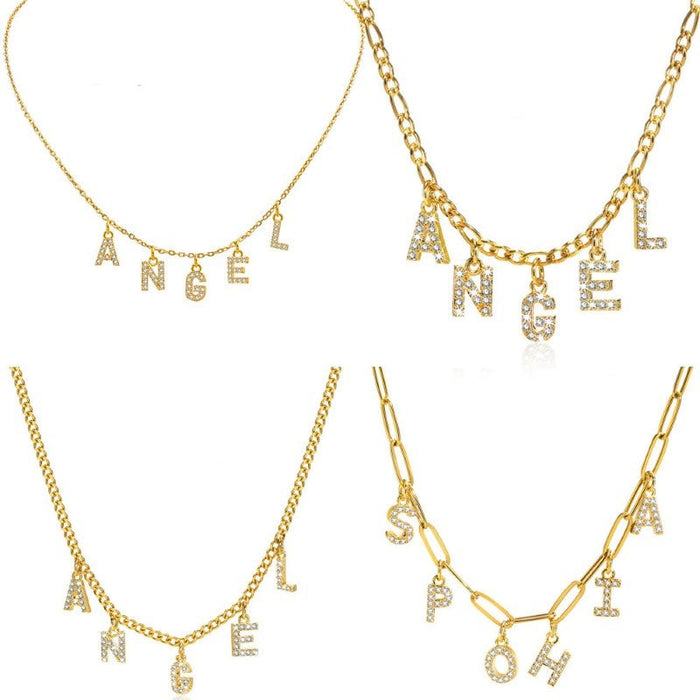 Personalized Letter Name Necklace