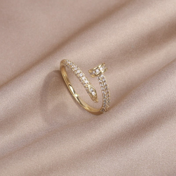 Gold Plated Zircon Ring