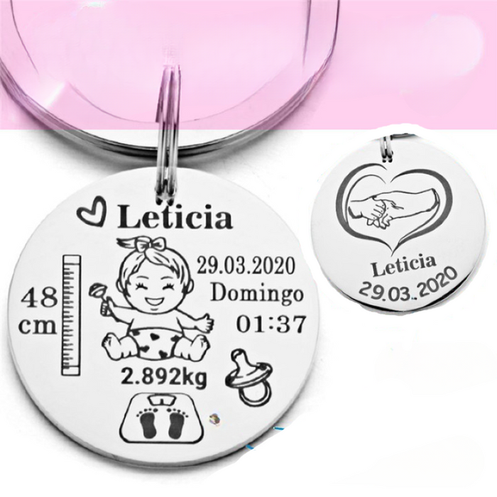 Personalized Baby Unisex Keychain