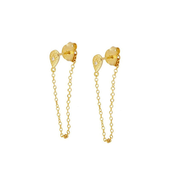 Gold Plated Hoop Earrings Set