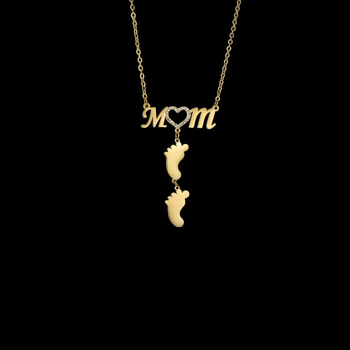 Personalized Engrave Zircon Necklace