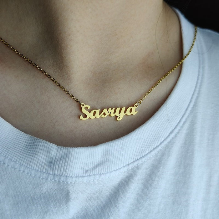 Custom Name Stainless Steel Necklaces