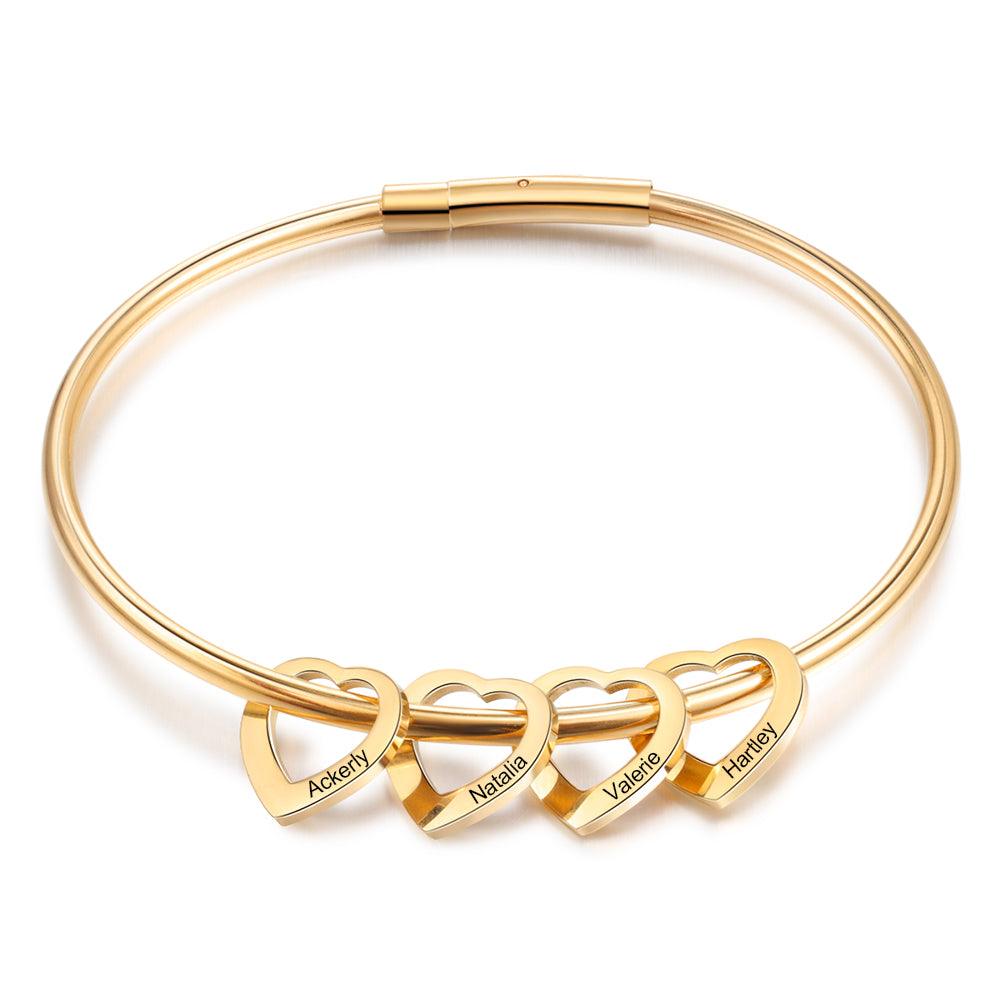 Heart on My Sleeve Bracelet Customized Jewelry for Women - Ashley Jewels