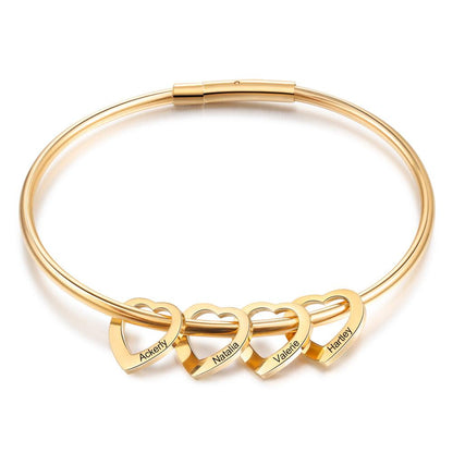 Heart on My Sleeve Bracelet Customized Jewelry for Women - Ashley Jewels