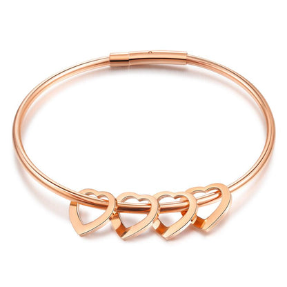 Heart on My Sleeve Bracelet Customized Jewelry for Women - Ashley Jewels