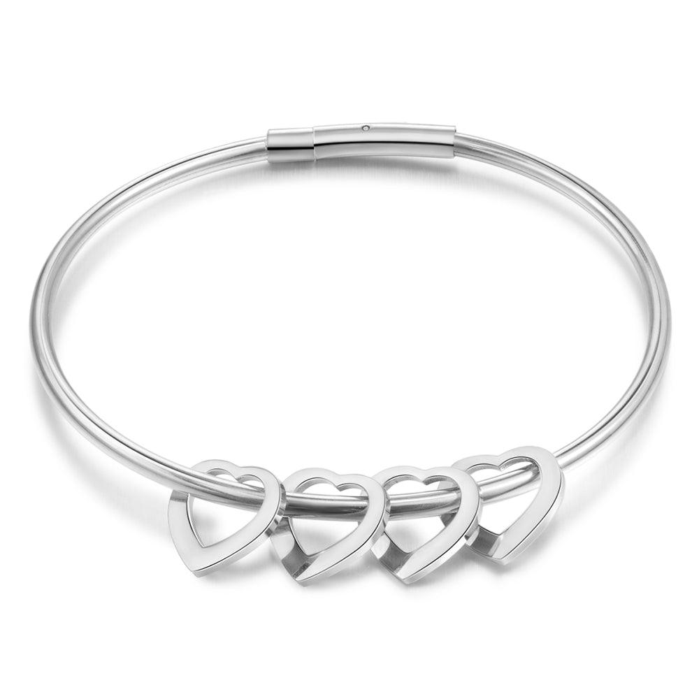 Heart on My Sleeve Bracelet Customized Jewelry for Women - Ashley Jewels
