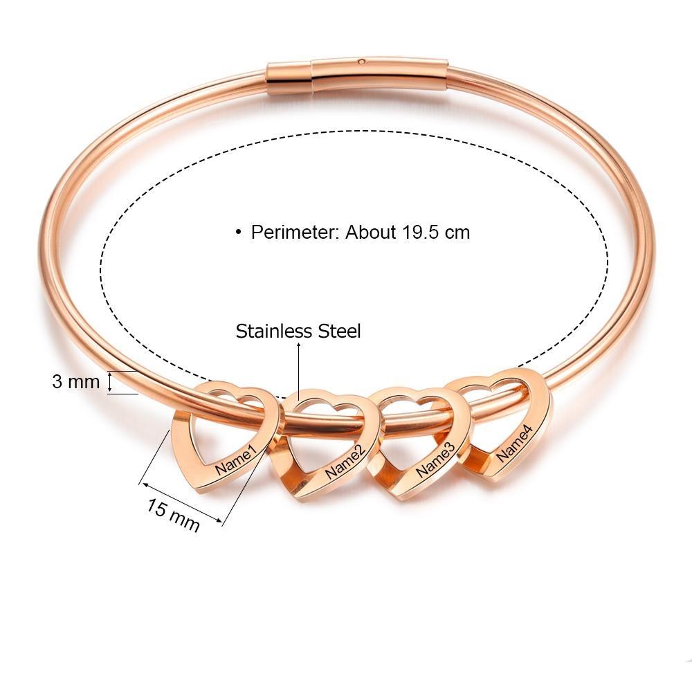 Heart on My Sleeve Bracelet Customized Jewelry for Women - Ashley Jewels