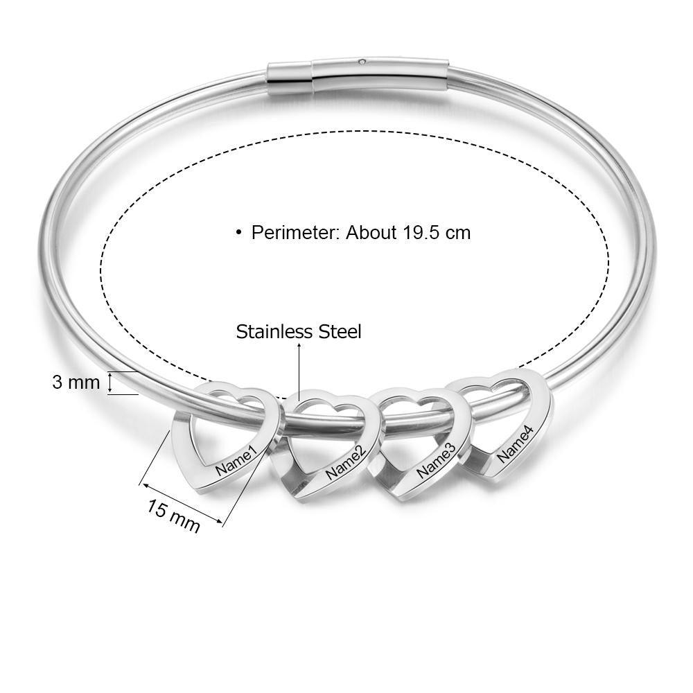 Heart on My Sleeve Bracelet Customized Jewelry for Women - Ashley Jewels