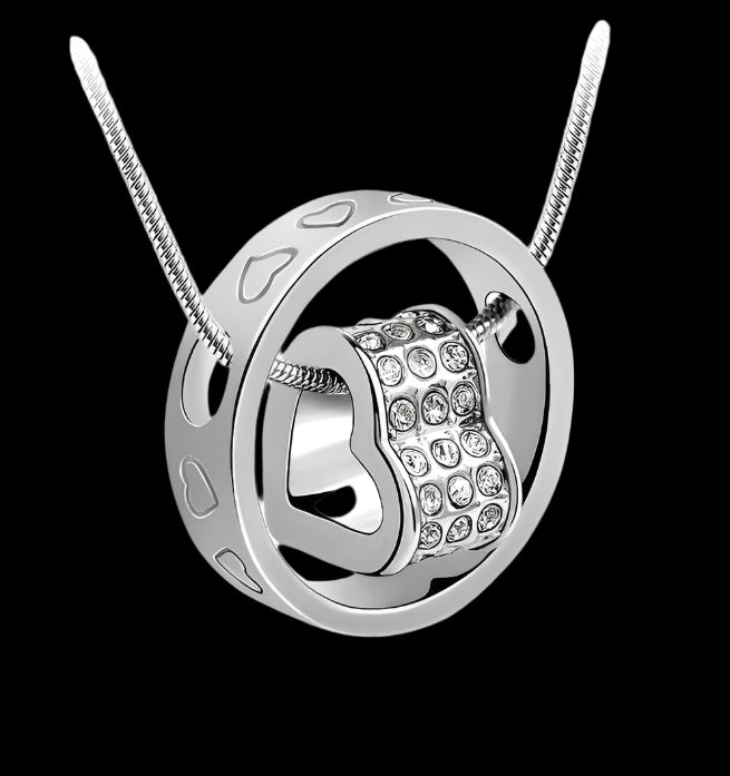 Forever Heart Pendant - White Gold - Florence Scovel