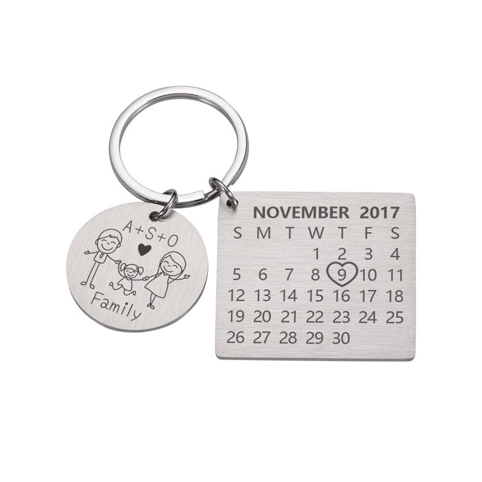 Personalized Custom Key Chain Ring