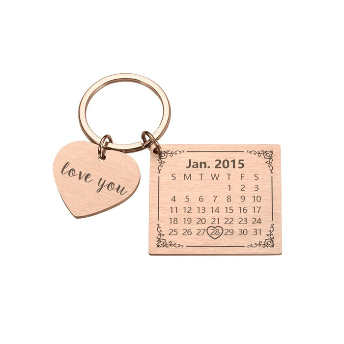 Personalized Custom Key Chain Ring
