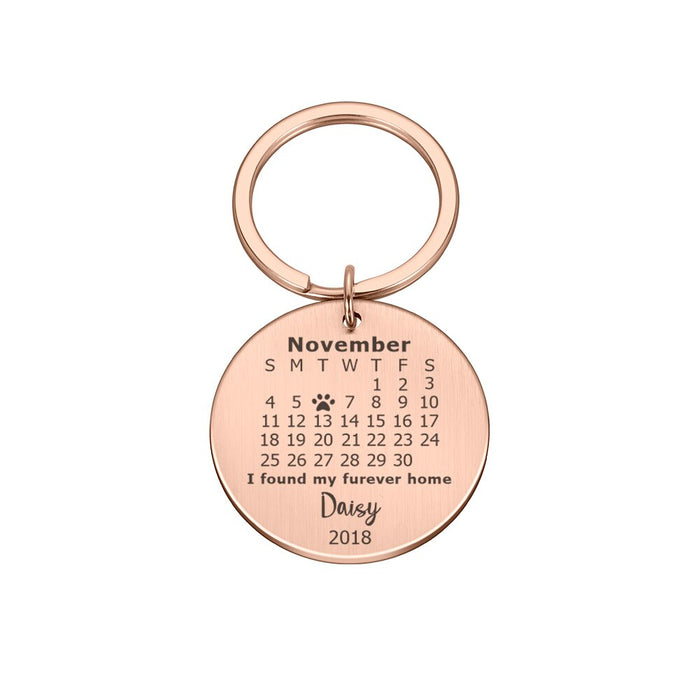 Personalized Custom Key Chain Ring