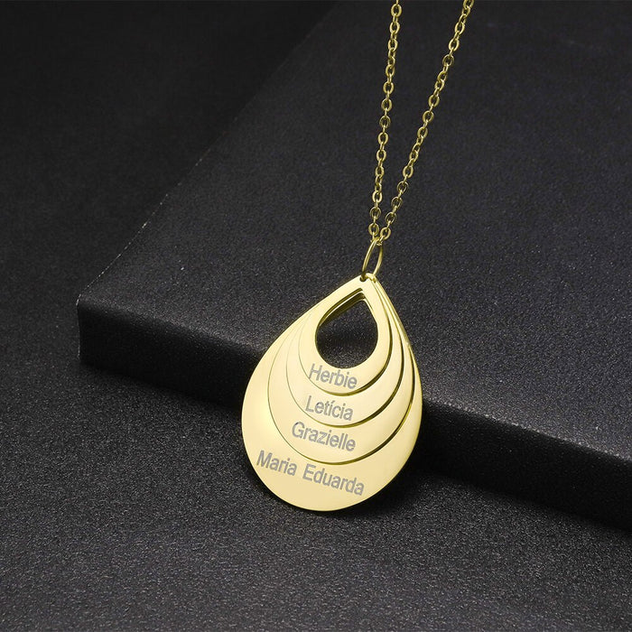 Water Drop Pendant Necklace