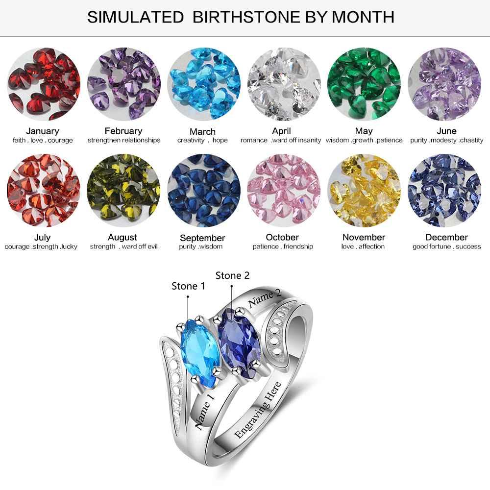 Personalized 925 Sterling Silver Promise Ring - Personalized Jewel