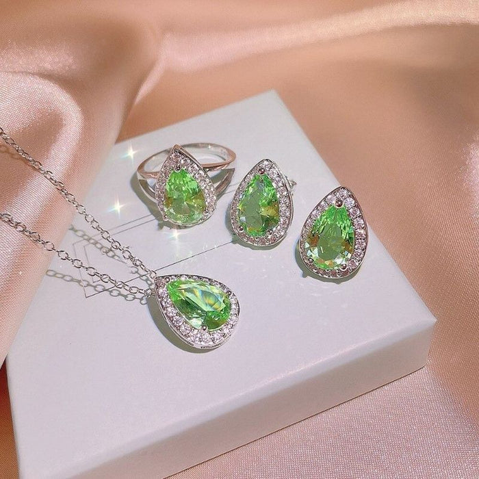 Exquisite Jewelry Three-Piece Set for Women
