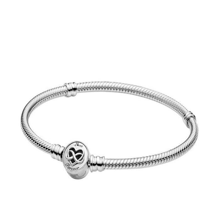 Solid Silver Classic Charms Bracelet