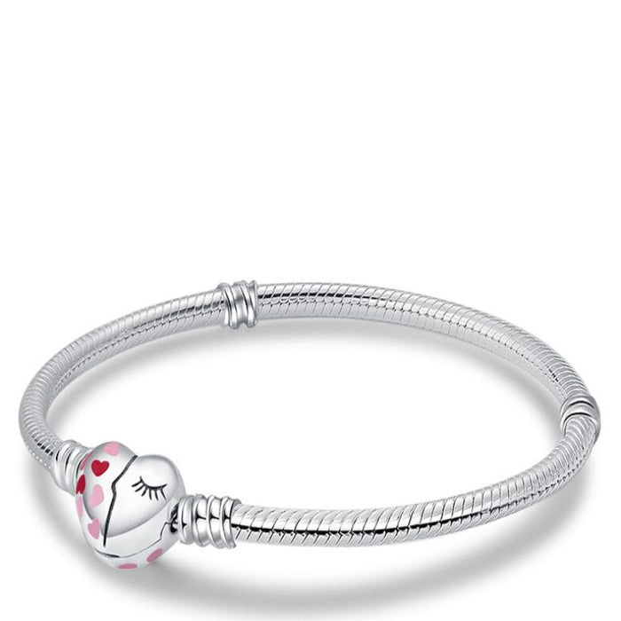 Sterling Silver Round Bracelet For Girls And Women