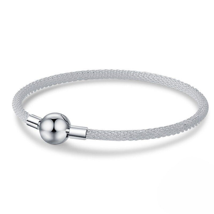 Sterling Silver Round Bracelet