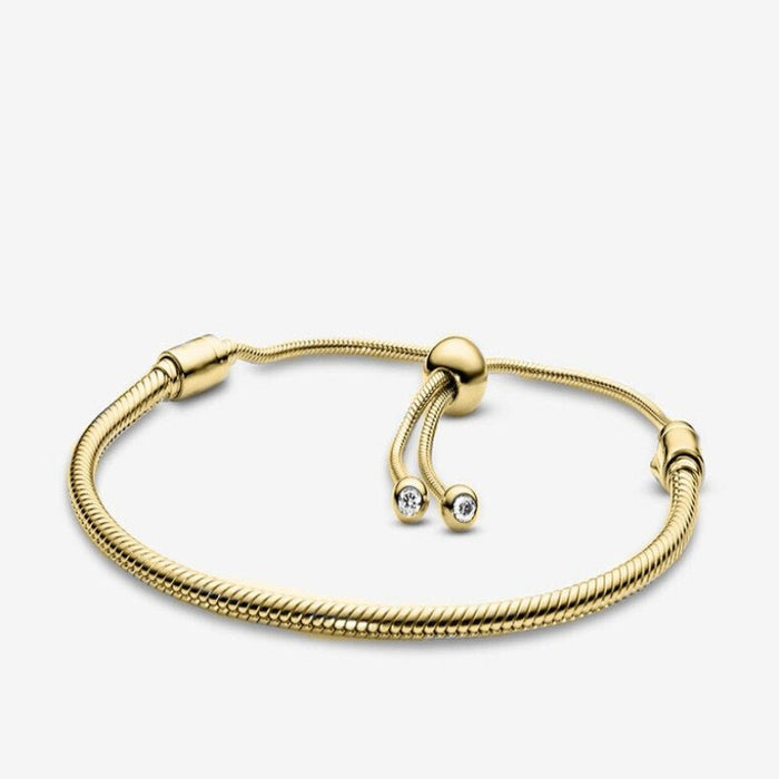Sterling Charm Chain Bangle Bracelets